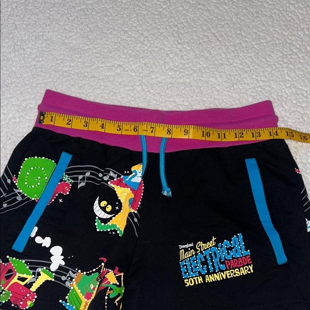 Disney Black Shorts with Pink and Blue Highlights - Picture 9 of 12